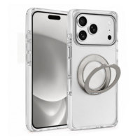 Coque de téléphone carrée magnétique transparente en TPU anti-jaunissement de haute qualité avec protection 360° pour iPhone 18 Pro Max