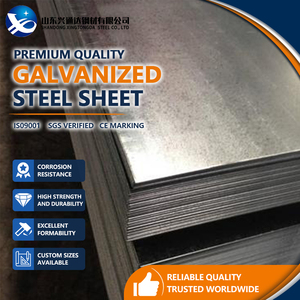 Lámina de Acero Galvanizado AISI SGC490 DX54D Minimized Spangle Z80 G/m² 0.40mm 1219mm para Construcción Industrial - Product Image 1