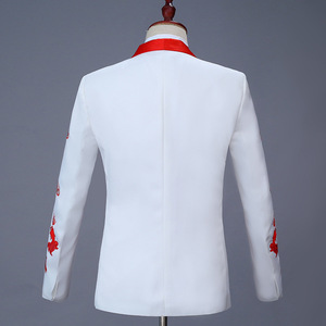 Traje de cinco colores disponibles, traje de hombre, estilo chino, <span class=keywords><strong>matrimonio</strong></span> adulto, cantante, escenario, coro, Anfitrión, <span class=keywords><strong>trajes</strong></span> de vestir <span class=keywords><strong>para</strong></span> boda - Product Image 5