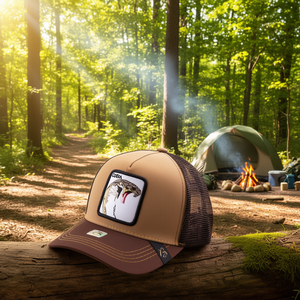 Cappello Trucker Cobra a 6 Pannelli in Rete, Regolabile, Unisex, Casual, per Esterni, con Logo Ricamato sul Pannello Frontale - Product Image 2