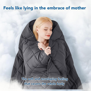 Manta Ponderada Refrescante y Transpirable, Mantas Pesadas de Microfibra con Cuentas de Vidrio, Suave y Gruesa para Verano, Otoño e Invierno - Product Image 6