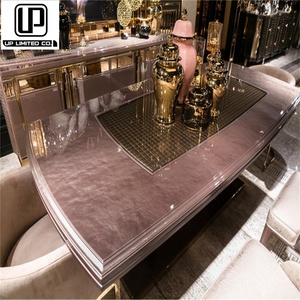 Juego de Mesa de Comedor de Madera Maciza de Lujo Francés al por Mayor a Bajo Precio, Modelo UP-016 - Product Image 1