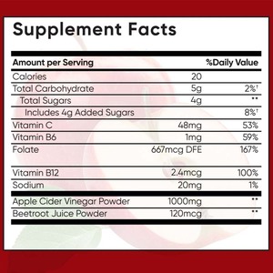 Gummies au <span class=keywords><strong>vinaigre</strong></span> <span class=keywords><strong>de</strong></span> <span class=keywords><strong>cidre</strong></span> <span class=keywords><strong>de</strong></span> pomme <span class=keywords><strong>non</strong></span> <span class=keywords><strong>filtré</strong></span> avec B12 et racine <span class=keywords><strong>de</strong></span> betterave pour le métabolisme et la digestion, favorisant la santé digestive - Product Image 3