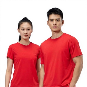 Short Sleeve Sports T-<b>shirt</b> Crew Neck Breathable Formal Solid Spring Polyester Knitted Quick-Drying Stretch Running <b>Walking</b> - Product Image 3