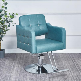 Sillón de Barbería Hidráulico, Silla de Estilismo para Salón, Giratoria 360 Grados, Altura Ajustable, para Barbería - Product Image 3