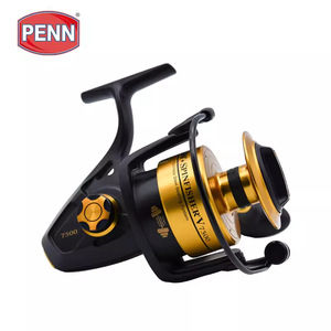 Mulinello <span class=keywords><strong>da</strong></span> Spinning Americano Penn SSVII Settima Generazione Resistente all'Acqua Salata per Lanci Lunghi Tutto in Metallo con Piastra in Ferro per Pesca in Mare - Product Image 5