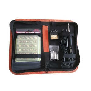 36 in 1 Pyrography Kit With LCD Display Adjustable Temperature Soldering <strong>Woodburning</strong> <strong>Pen</strong> 26pcs Letter Tips EU 220V