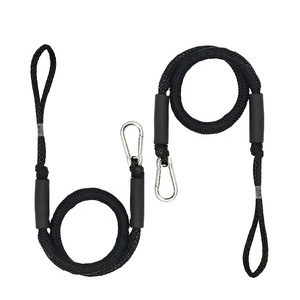 Danh Sách Mới biển Neo Dây <span class=keywords><strong>2</strong></span> gói pwc Neo thuyền Bungee <span class=keywords><strong>Dock</strong></span> dòng cho thuyền với không gỉ Carabiner móc - Product Image 1