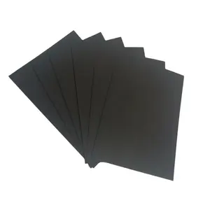 380gsm luxury black hard paper for making cosmetic packaging box