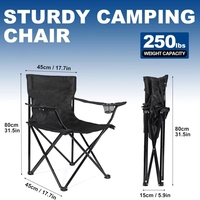 Chaises pliantes portables pour adultes et adolescents, design compact, camping, plage, pique-niques, événements en plein air, légères