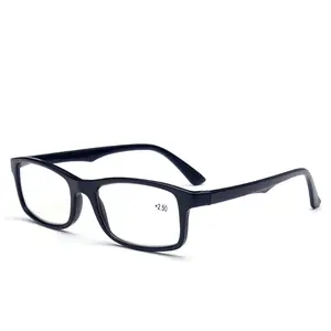 Gafas de lectura TR90 con marco de resina, lentes de resina reemplazables, baratas, venta al por mayor, 9155