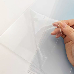 Feuille de PVC transparente Xingbida avec film, plastique rigide, taille personnalisée pour la transformation, fabricant - Product Image 1