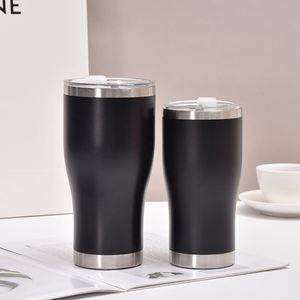 Vaso Térmico Curvo de 40oz con Recubrimiento en Polvo, Degradado, de Acero Inoxidable, Aislado al Vacío, con Tapa 2 en 1 Reutilizable - Product Image 4