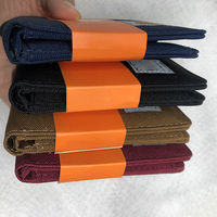 Dompet Kecil Unisex Berkualitas Tinggi Bahan Oxford Model Lipat Portabel Tempat Kartu dan Koin