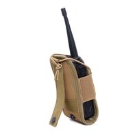 Tactique Molle Radio Talkie Walkie Pouch Magazine Taille Sac Titulaire Pack Airsoft Chasse Camping Interphone Sac