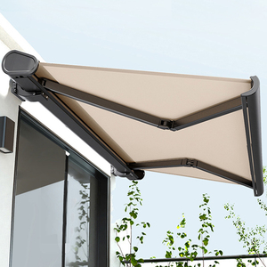 Auvent rétractable motorisé manuel en acier enduit de poudre Leroy Merlin Espagne en gros pour balcon extérieur électrique patio - Product Image 4