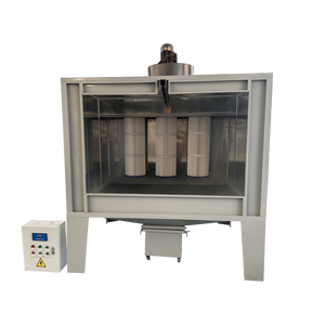 Petite cabine de peinture en poudre au gaz naturel, économique, manuelle, pour pulvérisation de chrome <span class=keywords><strong>argent</strong></span>é, pour ligne de production en lots - Product Image 3