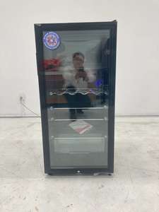 Nouvelle arrivée porte en verre Mini congélateur <span class=keywords><strong>rétro</strong></span> <span class=keywords><strong>noir</strong></span> réfrigérateur ménage silencieux petit réfrigérateur <span class=keywords><strong>rétro</strong></span> - Product Image 6