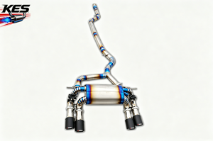 Sistema de Escape Catback Valvetronic de Titanio KES para <span class=keywords><strong>BMW</strong></span> Serie 3 F30 F35 <span class=keywords><strong>316i</strong></span> 318i 320i 328i 330i 2.0T N20 B48, Silenciador de Alto Rendimiento para Carreras - Product Image 4