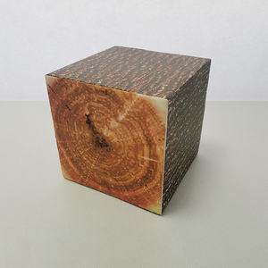 Cible de tir à l'arc personnalisée en forme de carré à six côtés, effet bois, taille 20 cm, pour le sport intérieur et extérieur, en EVA - Product Image 3