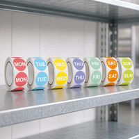 Étiquettes adhésives personnalisées pour papier certifié, autocollants numérotés anti-contrefaçon inscriptibles, points fragiles colorés pour inventaire