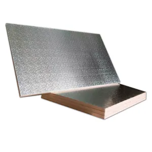 Tablero de conducto de aire fenólico compuesto de papel de aluminio Panel de aislamiento térmico ignífugo para conducto de aire acondicionado Central