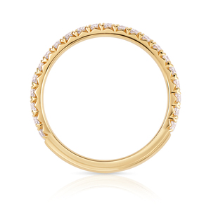 18K White/Yellow/Rose Gold Lab Diamond Ring - Product Image 4