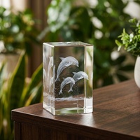 Trofeo de Cristal K9 de Alta Calidad Directo de Fábrica, Premio Personalizado con Grabado Láser 3D, Recuerdo Corporativo Empresarial, Regalo Impermeable