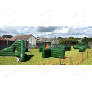 Búnkeres Inflables para <span class=keywords><strong>Paintball</strong></span>, Obstáculos para Tiro con Arco, Obstáculos para Juegos de Disparos de Pintura, Lona de PVC, Certificación EN14960 - Product Image 2