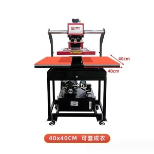 เครื่องปั๊มร้อนไฮดรอลิกแบบสองสถานี ขนาด 40x60 ซม. สำหรับเสื้อยืดและงานเจาะติดเพชร - Product Image 5