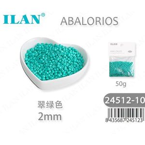 Perline Abalorios 2mm Colore Turchese 50g per Creazione di Gioielli - Product Image 3