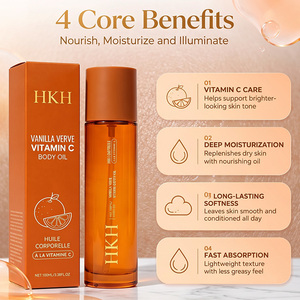 Aceite Facial Orgánico de Vitamina C de 100 ml con Manzanilla y Jazmín para Todo Tipo de Piel, Nutritivo, Hidratante y Suavizante, Marca Privada OEM - Product Image 4