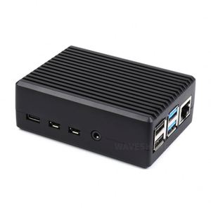 Waveshare Alumínio Stripe Grooved Case para <span class=keywords><strong>Raspberry</strong></span> <span class=keywords><strong>Pi</strong></span> <span class=keywords><strong>4</strong></span>, Pilares Dissipador Interno - Product Image 5