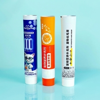 HaoShuoDa - Cilindro Flexible de Aluminio y Plástico ABL, Ecológico, Impreso con UV, Personalizado, con Tapa de Rosca, para Guardar Pasta de Dientes, Pestañas Postizas