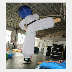 Un couple de figurines gonflables de taekwondo rouge et bleu pour la publicité / Figurine gonflable de taekwondo homme karaté / Figurine gonflable de kung-fu - Product Image 4