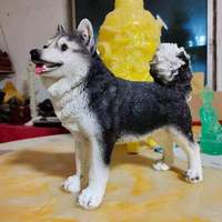 Cetakan Patung Anjing Plastik ABS Presisi Tinggi Cetakan 3D Bekisting Beton Dekorasi Luar Ruangan Masa Pakai 3 Tahun Model Reazone RZL15