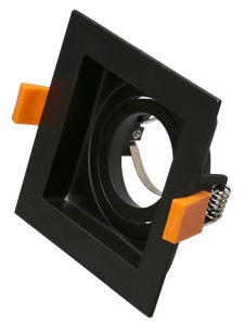 Applique encastrée carrée à LED réglable, cadre en aluminium, luminaires de plafond encastrés, support GU10, anneau de montage carré EvoliteLL <span class=keywords><strong>SQ1</strong></span> - Product Image 4