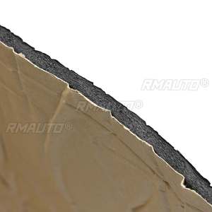 100/140x100cm tappetino fonoassorbente da 7mm cofani di isolamento del cofano di scarico del motore Firewall di calore in alluminio schiuma di copertura del tubo - Product Image 6