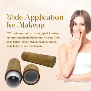Refillable 6g-75g Eco Friendly Screen Printed Cosmetic Deodorant Stick Twist up Empty <b>Container</b> Packaging - Product Image 4