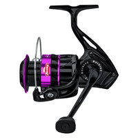 Moulinet de pêche spinning miniature Berkley entièrement métallique, pour micro-leurres, longue portée, avec poignée interchangeable gauche/droite, pour canne à pêche en mer