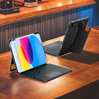 Clavier sans fil rotatif à 360° pour tablette, étui pour iPad 10e génération 10,9 pouces, étui clavier magique séparé, prix de gros super bas