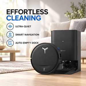หุ่นยนต์ดูดฝุ่นและถูพื้น ECOVACS DEEBOT T80S OMNI, ระบบถูพื้นแบบโซนิค, ควบคุมผ่านแอปและเสียง, ทำความสะอาดแบบแห้ง/เปียก สำหรับโรงแรมและบ้าน - Product Image 1