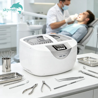 Nettoyeur dentaire ultrasonique numérique ODM 2,5 L 70 W avec chauffage 100 W pour instruments dentaires et chirurgicaux, implants dentaires