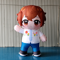Costume de mascotte gonflable personnalisé, personnage de dessin animé, tissu Oxford, modèle géant pour la décoration d'événements en plein air