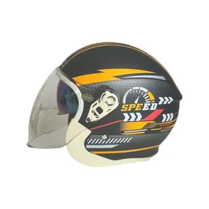 Nouveau <span class=keywords><strong>casque</strong></span> de moto 606 Flip ABS avec visière transparente, doublure en polystyrène expansé, design à motif plan et système de freinage antiblocage - Product Image 3