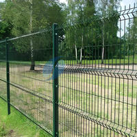 Panneaux de clôture en fer courbés de type carré Grid Garden Peach 1030 mm, avec fils, pliage, poteaux hauts, personnalisables pour la modélisation 3D de type V