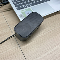 Haut-parleur d'ordinateur USB portable avec microphone Mini haut-parleur de bureau pour ordinateur portable Plug and Play
