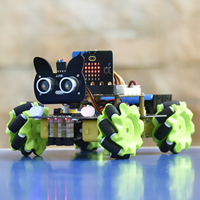 Robot elektronik Keyestudio microbit v2 4WD Mecanum dengan papan micro bit