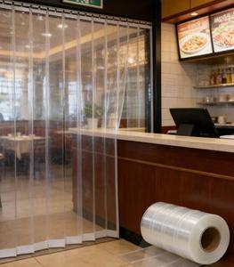 Service <span class=keywords><strong>de</strong></span> moulage et <span class=keywords><strong>de</strong></span> découpe sur mesure BOTHWIN, rideau en PVC résistant aux UV et anti-âge, épaisseur <span class=keywords><strong>de</strong></span> 1 à 10 mm, pour stand d'hôtesse <span class=keywords><strong>de</strong></span> restaurant - Product Image 1