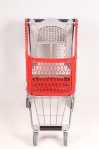 Carrito de Compras de Plástico de Alta Capacidad con Logotipo Personalizado, Movilidad Suave, Premium para Supermercado - Product Image 4